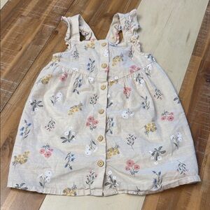 H&M Floral Ruffle Strap Dress